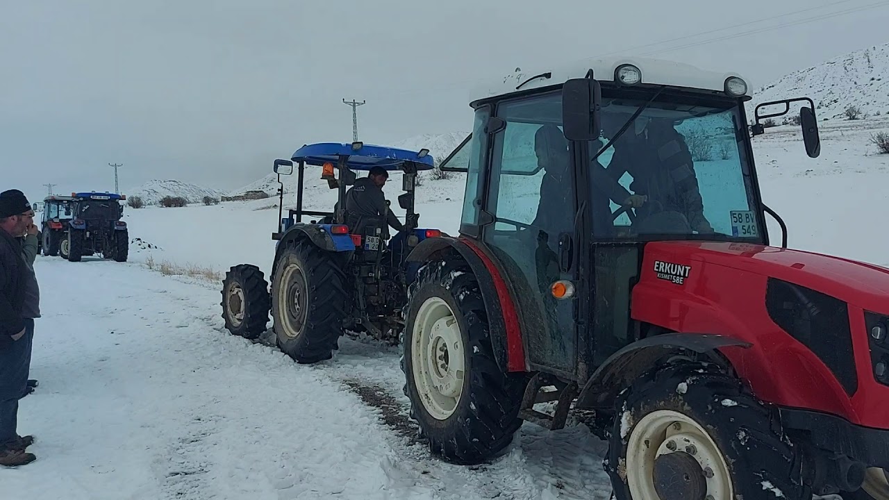 NEWHOLLAND TT65 ERKUNT 58 ÇEKİŞMESİ