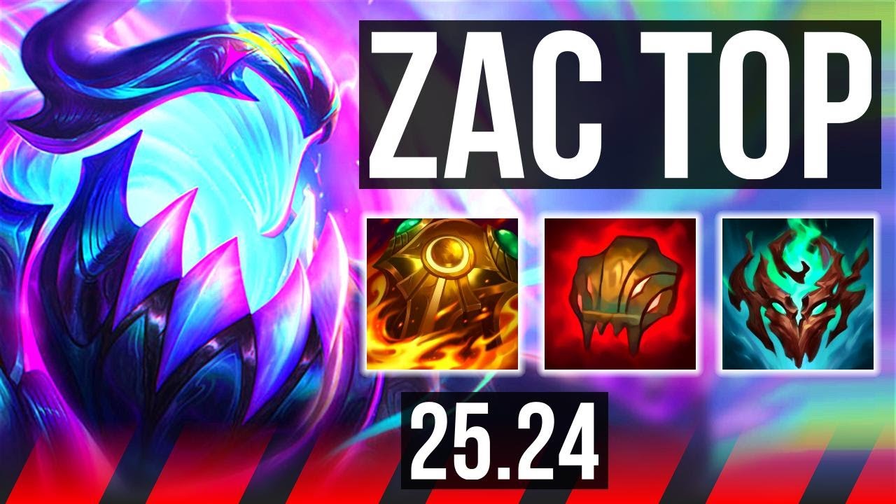 ZAC vs GAREN (TOP) | 41K damage | EUW Master | 25.24