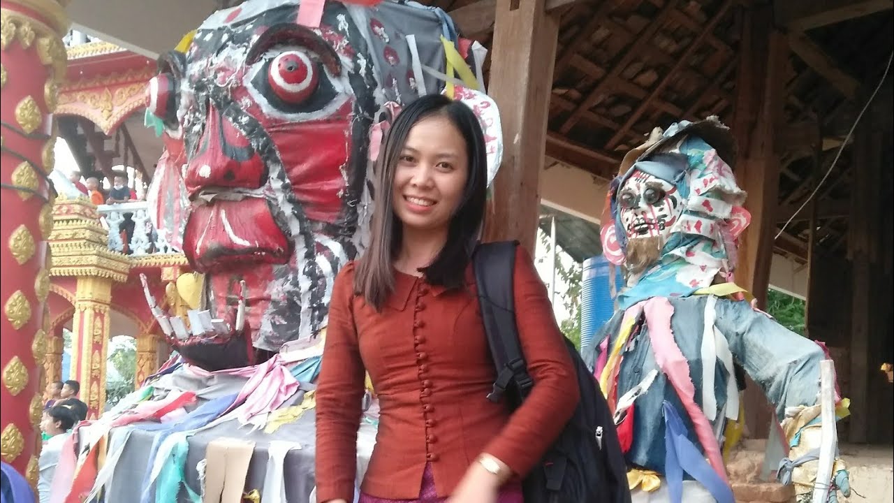 ບຸນຜີຕາໂຂນບ້ານທ່ານາ ເມືອງໄຊຍະບູລີ ແຂວງໄຊຍະບູລີ บุนผีตาโขนเมืองไชยะ