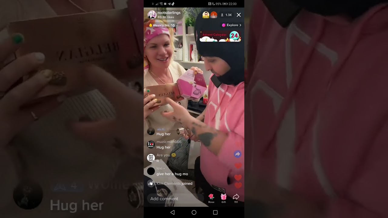 Chelsea lee art and modeen exchange Christmas gifts