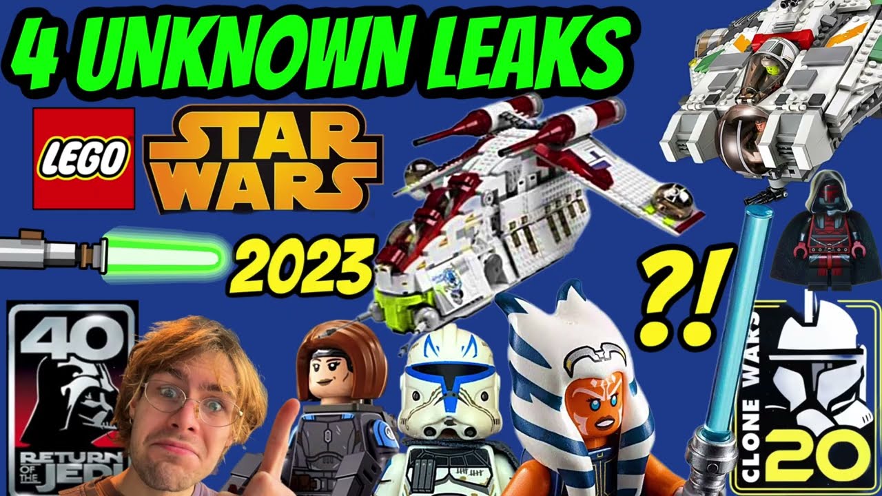 Lego Star Wars Leaks 2023 - Every UNKNOWN Set... Republic Gunship? the GHOST? Minifigure polybags?!