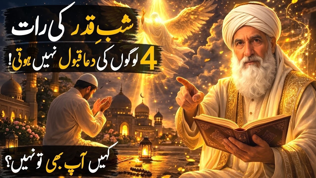 Shab e Qadr Ki Raat 4 Logon Ki Dua Qabool Nahi Hoti | Laylatul Qadr Ka Hairan Kar Dene Wala Raaz