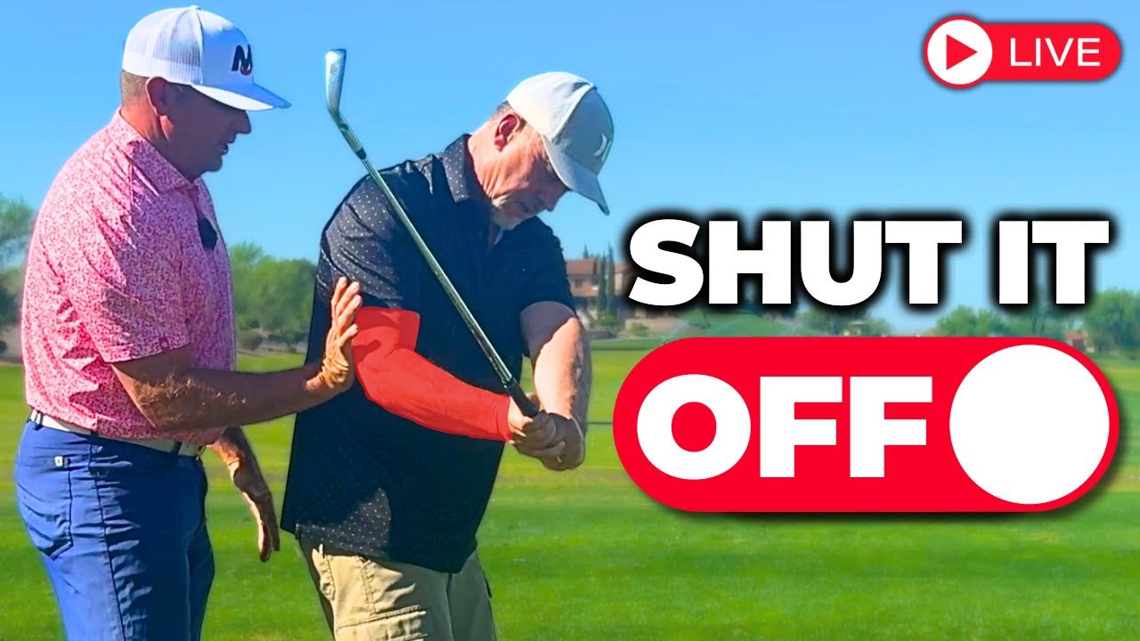 I Shut OFF His Right Arm To Transform His Ball Striking! (LIVE Golf Lesson)