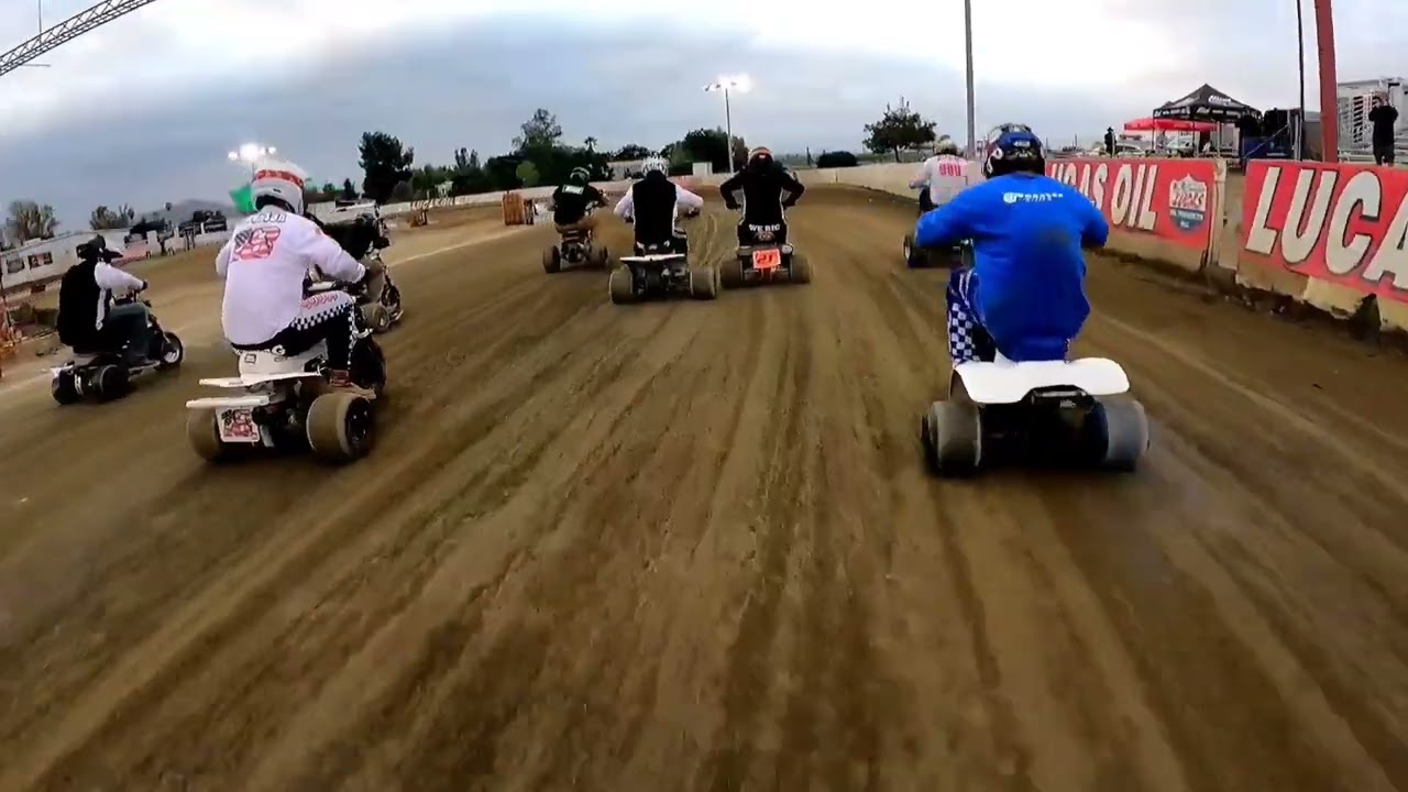 Atc70's Slipping Sideways  Gnarly crash Flat Track Racing