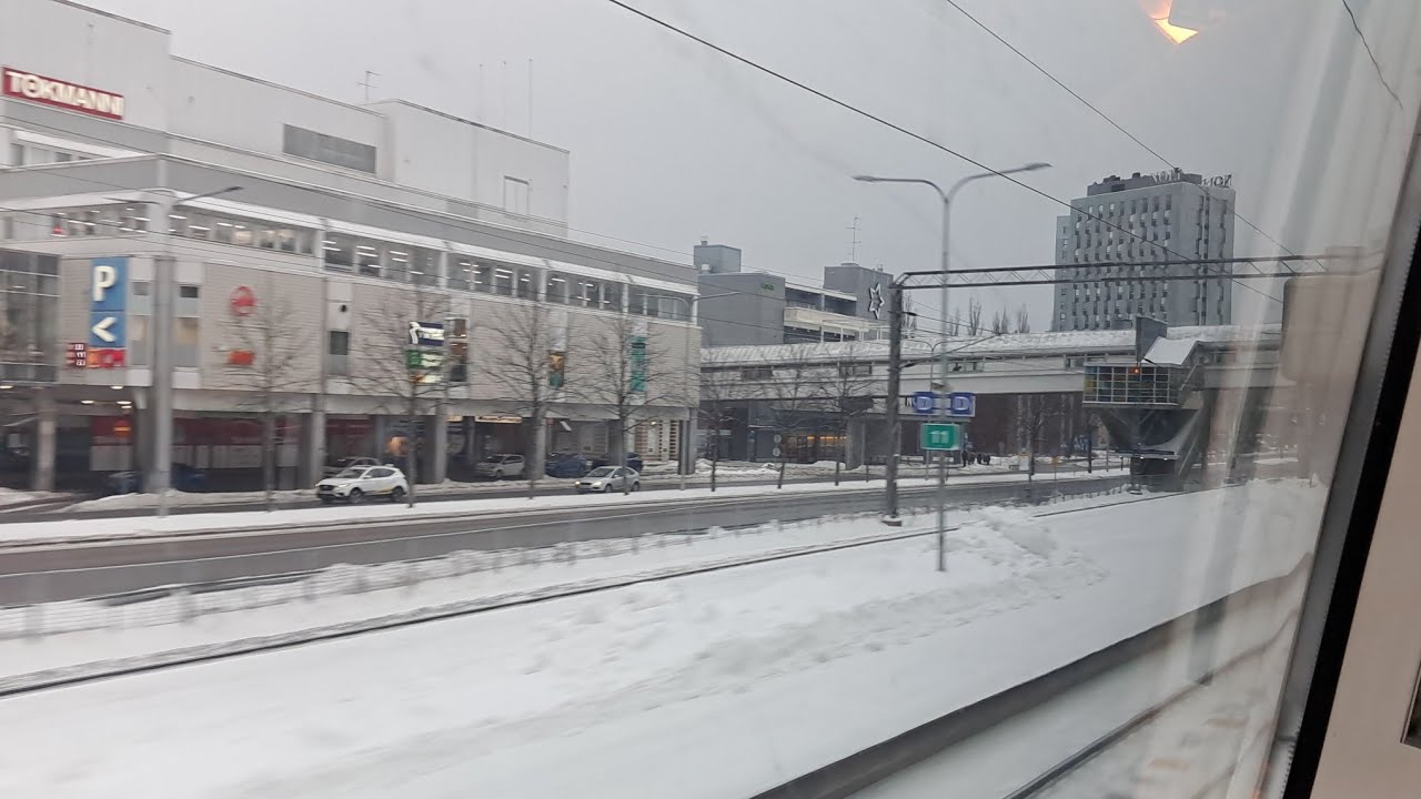 Train ride Helsinki-Tikkurila IC 37