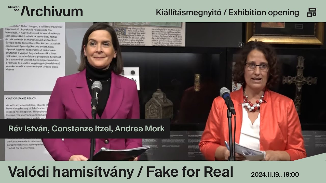 Valódi hamisítvány / Fake for Real - Kiállításmegnyitó / Exhibition opening (2024)