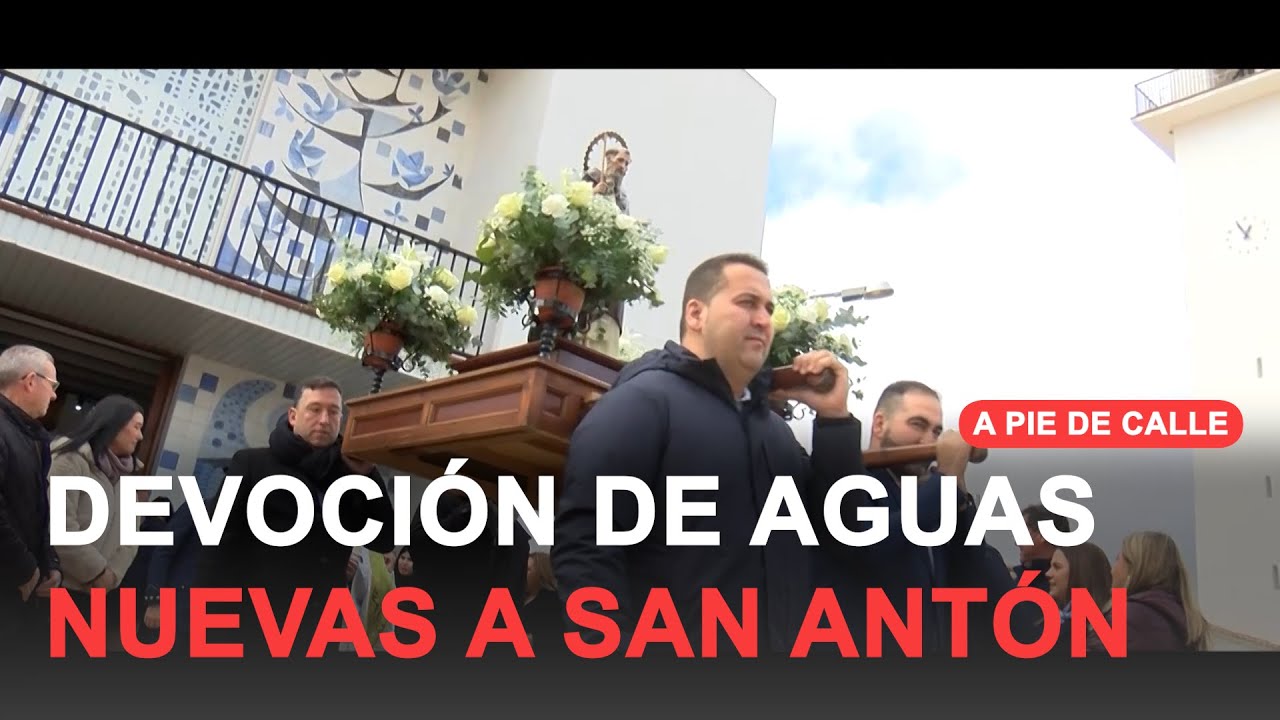 Aguas Nuevas celebra San Antón con especial devoción