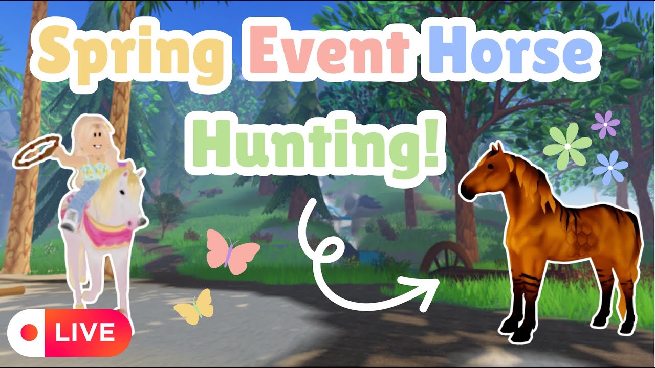 Hunting for SPRING Event Horses with @_Horsey_! 🌸 | Wild Horse Islands