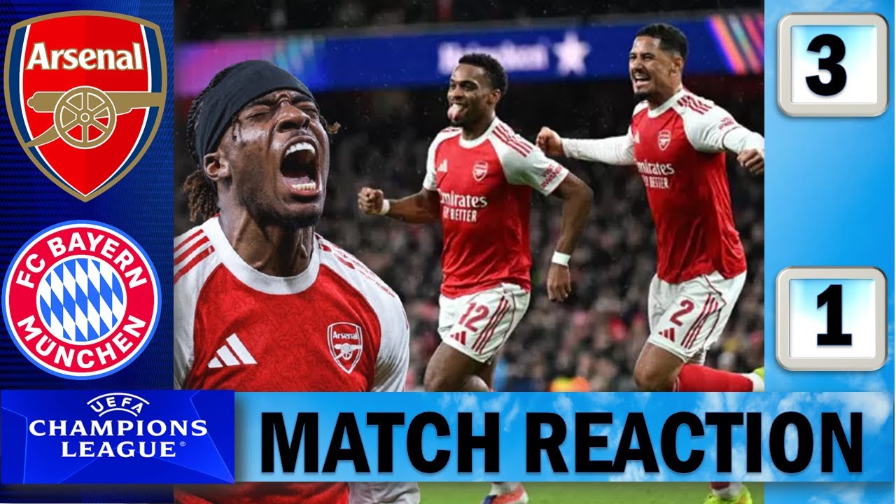 Madueke And Martinelli Destroy Bayern !!! Arsenal 3 - 1 Bayern Munich | Match Reaction