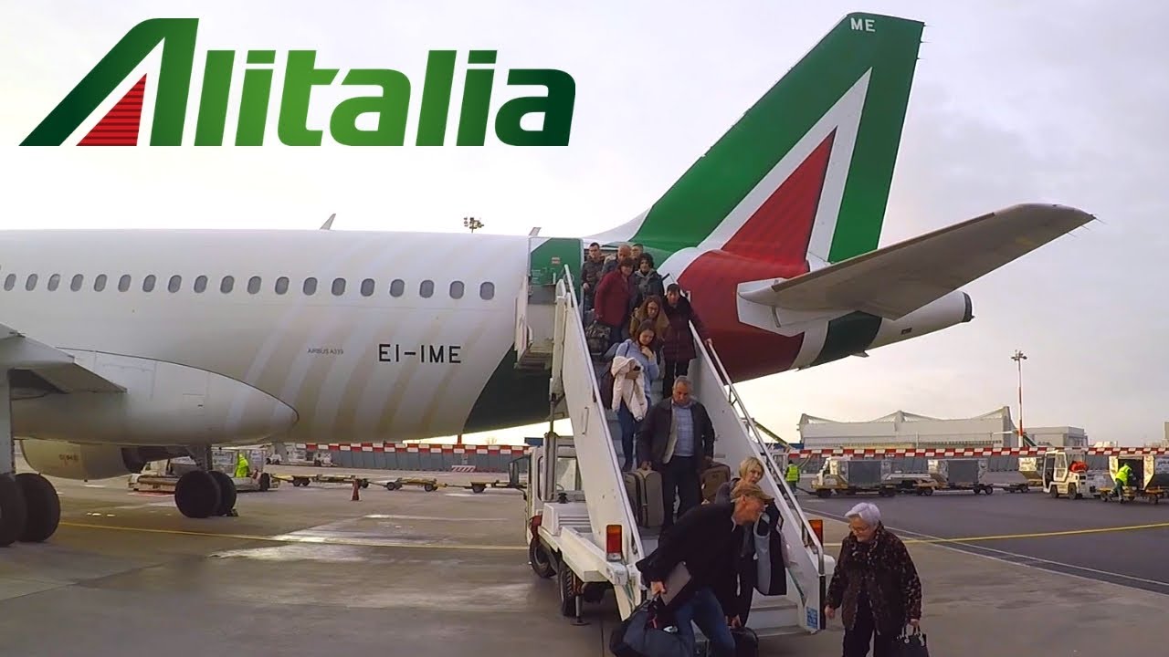 ALITALIA AIRBUS A319 (ECONOMY) | Tirana - Rome