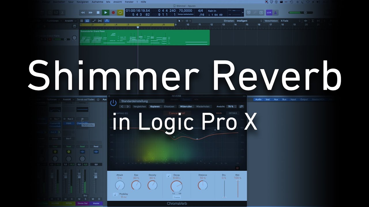 How to build a Shimmer Reverb in Logic Pro X
