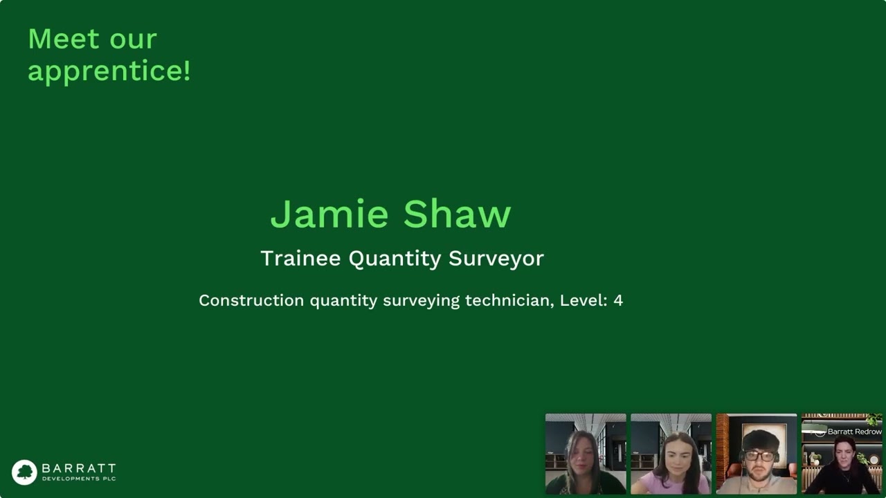 Women in Construction Week | Barratt Redrow Apprenticeships