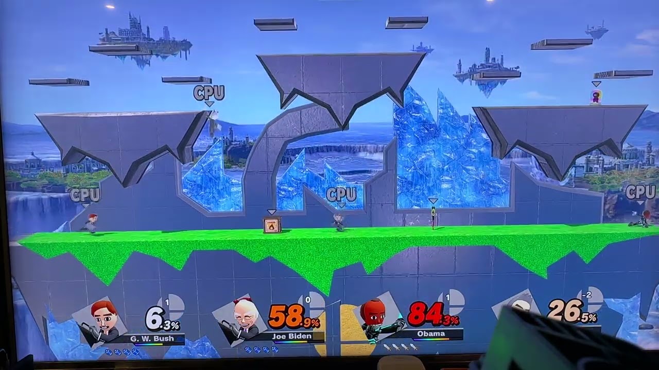 Bush versus the boys in a huge/yuge battlefield, smash Politix episode 7