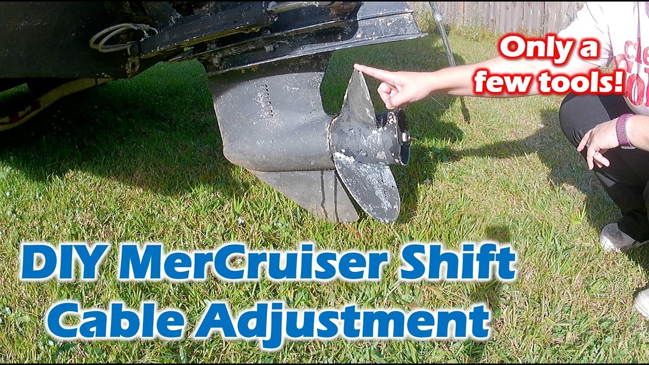 Регулировка троса переключения передач MerCruiser Alpha