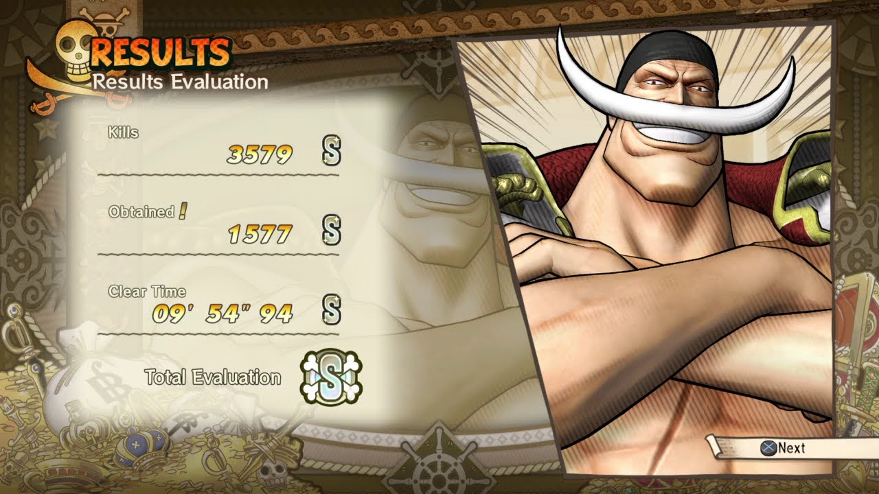 [OPPW3] One Piece Pirate Warriors 3 (PS4) - Whitebeard (Nightmare Dream Log)