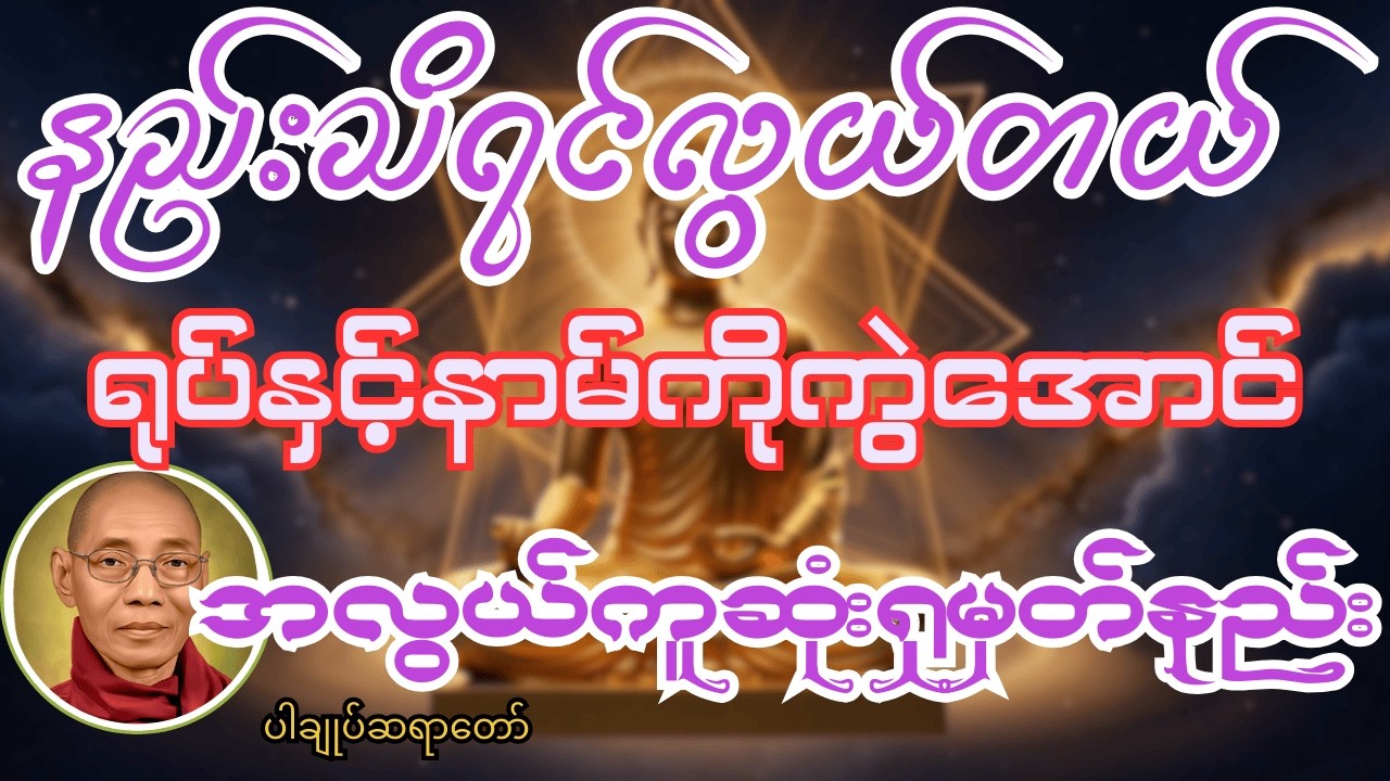ရုပ်နှင့်နာမ်ကိုဘယ်လိုခွဲခြားရှုမှတ်ရမလဲ၊အလွယ်ကူဆုံးခွဲခြားရှုမှတ်နည်း#ပါချုပ် #တရားတော်များ#buddha