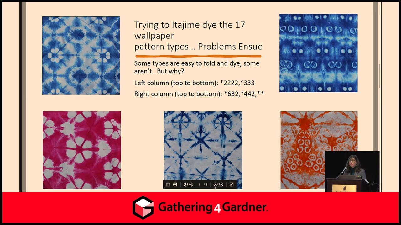 Carolyn Yackel - Using Mathematics to Inform Fiber Arts Work - G4G14 Apr 2022