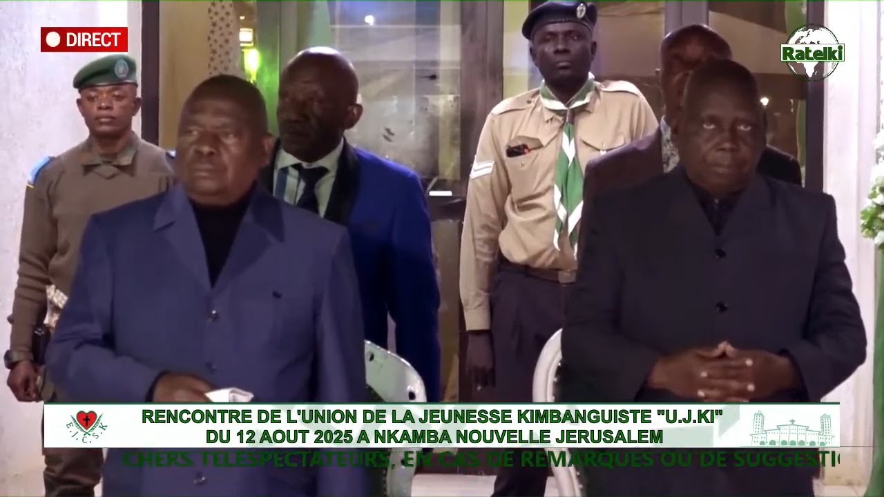 RENCONTRE HEBDOMADAIRE DE L’UNION DE LA JEUNESSE KIMBANGUISTE  (UJKI) DU 12 AOÛT 2025 A NKAMBA