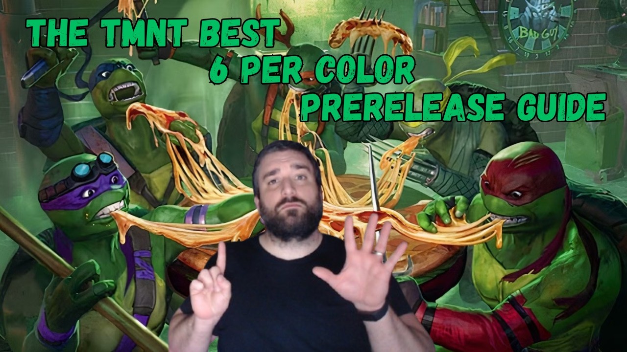 The BEST 6 CARDS For Each Color TMNT Prerelease Edition