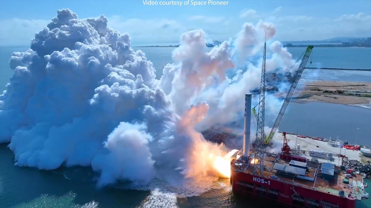 Tianlong-3 - hot-fire test of the first stage