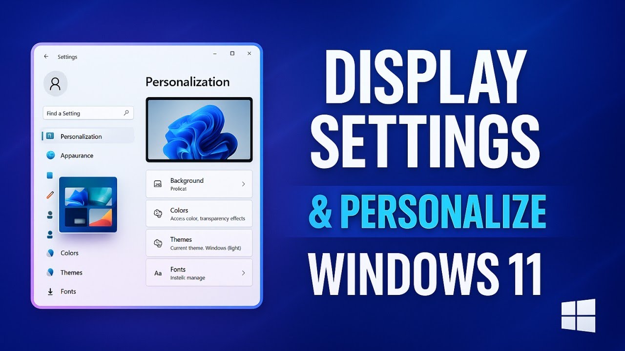 Display And Personalize Settings In Windows 11 | Full Guide in Hindi 