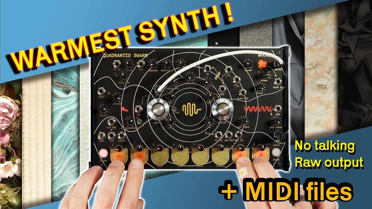 10 Quadrantid Swarm patches No talking | Eurorack synthesizer music |