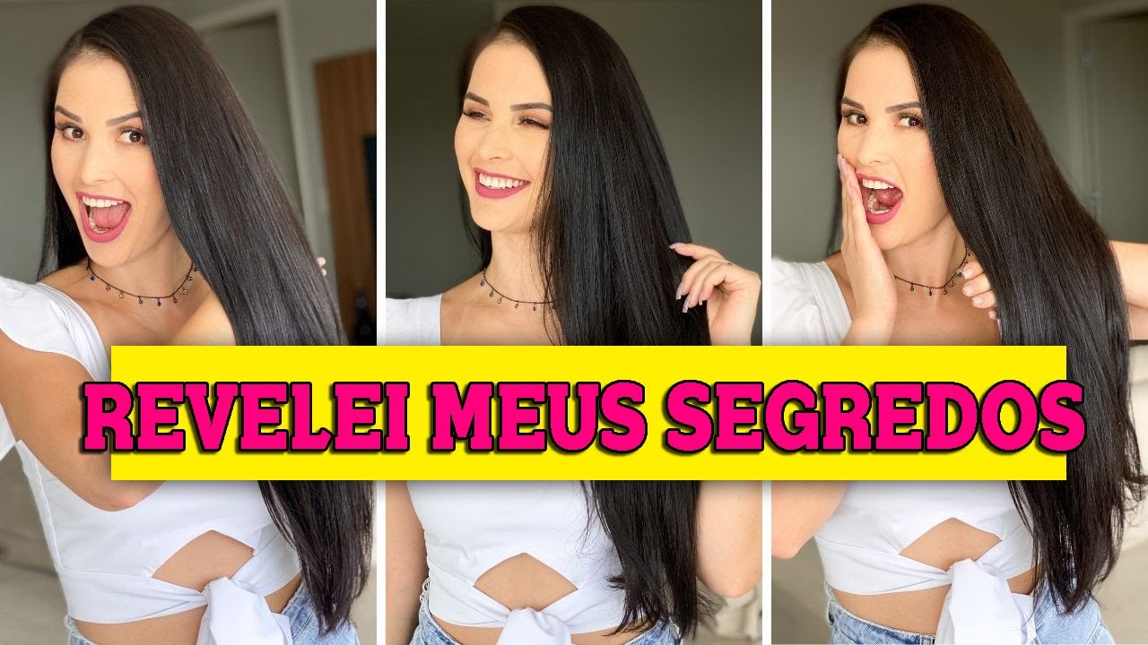Meus SEGREDOS para o CABELO CRESCER mais RÁPIDO, BONITO e SAUDÁVEL por Julia Doorman