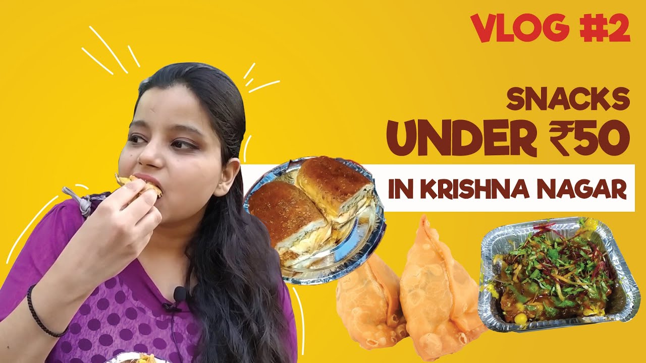 Snacks Under Rs. 50 in Krishna Nagar | East Delhi | The Chatori Baniya | Vaishali Aggarwal