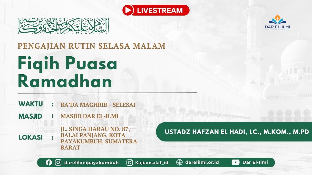 Fiqih Puasa Ramadhan