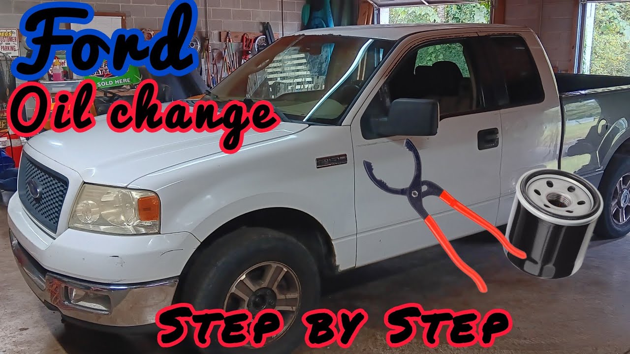 Замена масла на Ford F150 (2004-2008) быстро и легко