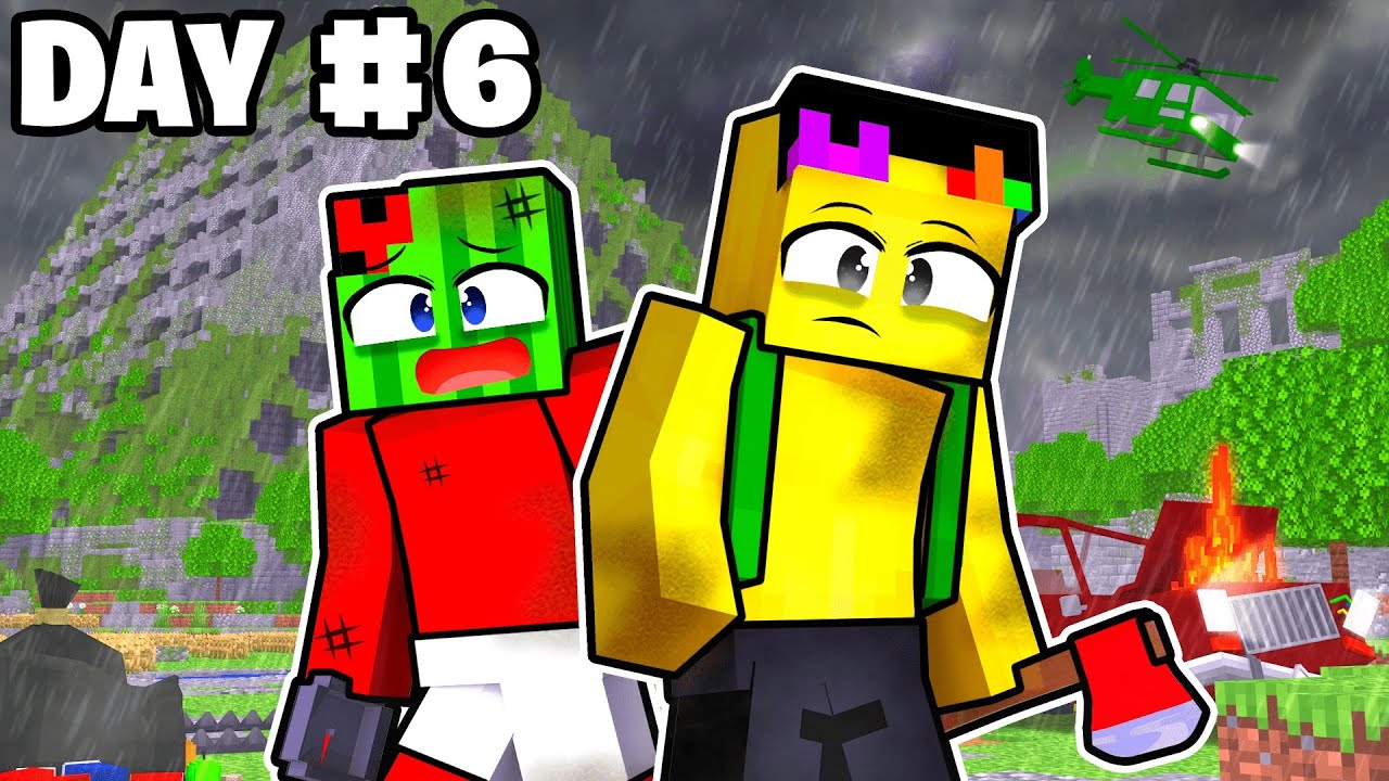 7 Days In An Abandoned Minecraft City