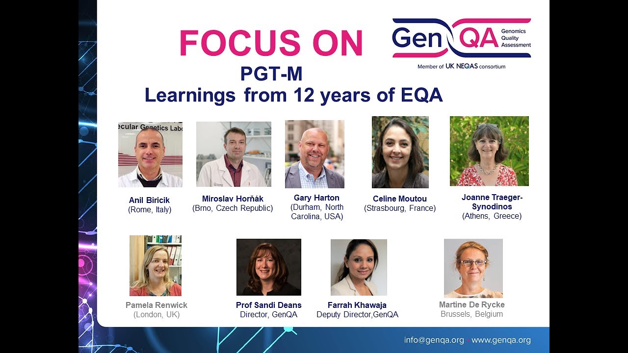 FOCUS ON Preimplantation Genetic Testing.  Recorded 2nd March 2023.