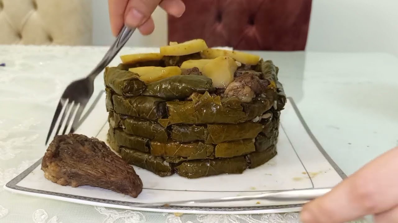 روتين ليوم خفيف واحلى طاجن ورق عنب