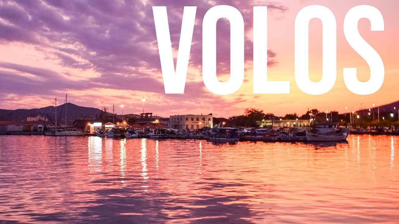 #27 Volos night walk at the center and at the port area - Greece [4k 60fps]