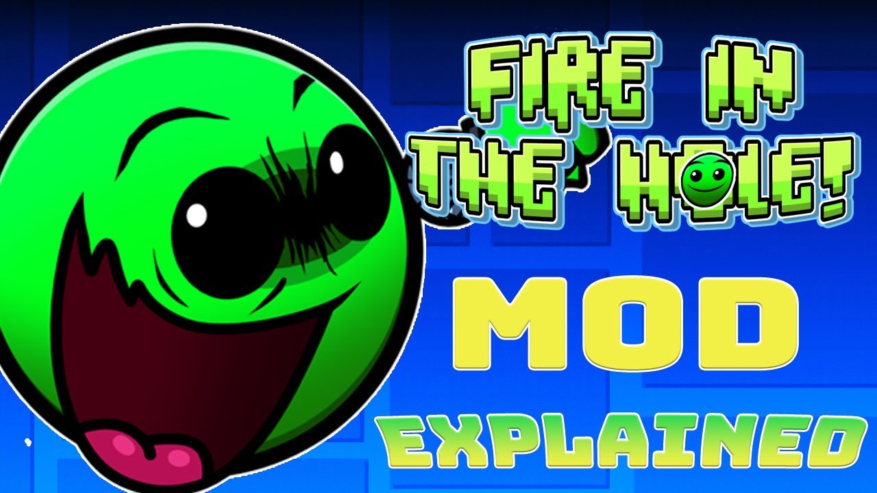 Fire In The Hole Lobotomy Geometry Dash 2 2 mod explained in fnf