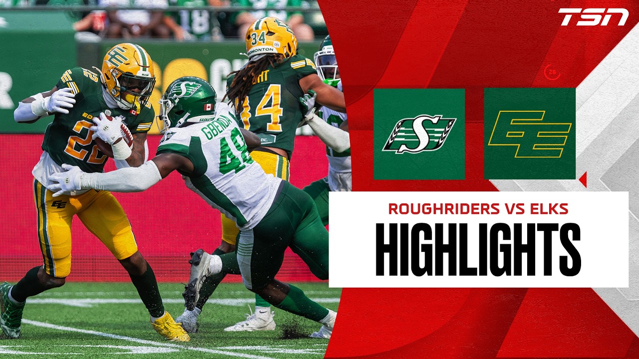 CFL WEEK 9: Edmonton Elks vs. Saskatchewan Roughriders