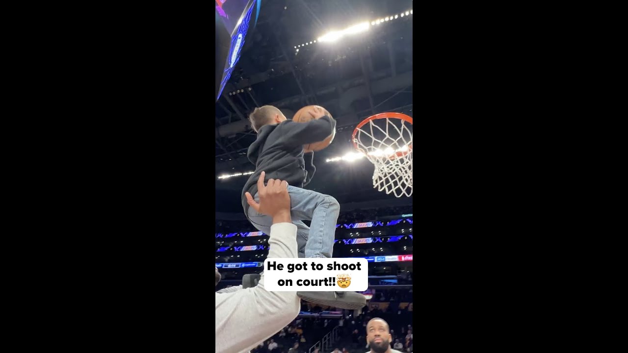 8yr Old Boy With DOWN SYNDROME Gets Surprise Of a LIFETIME At Lakers Game!