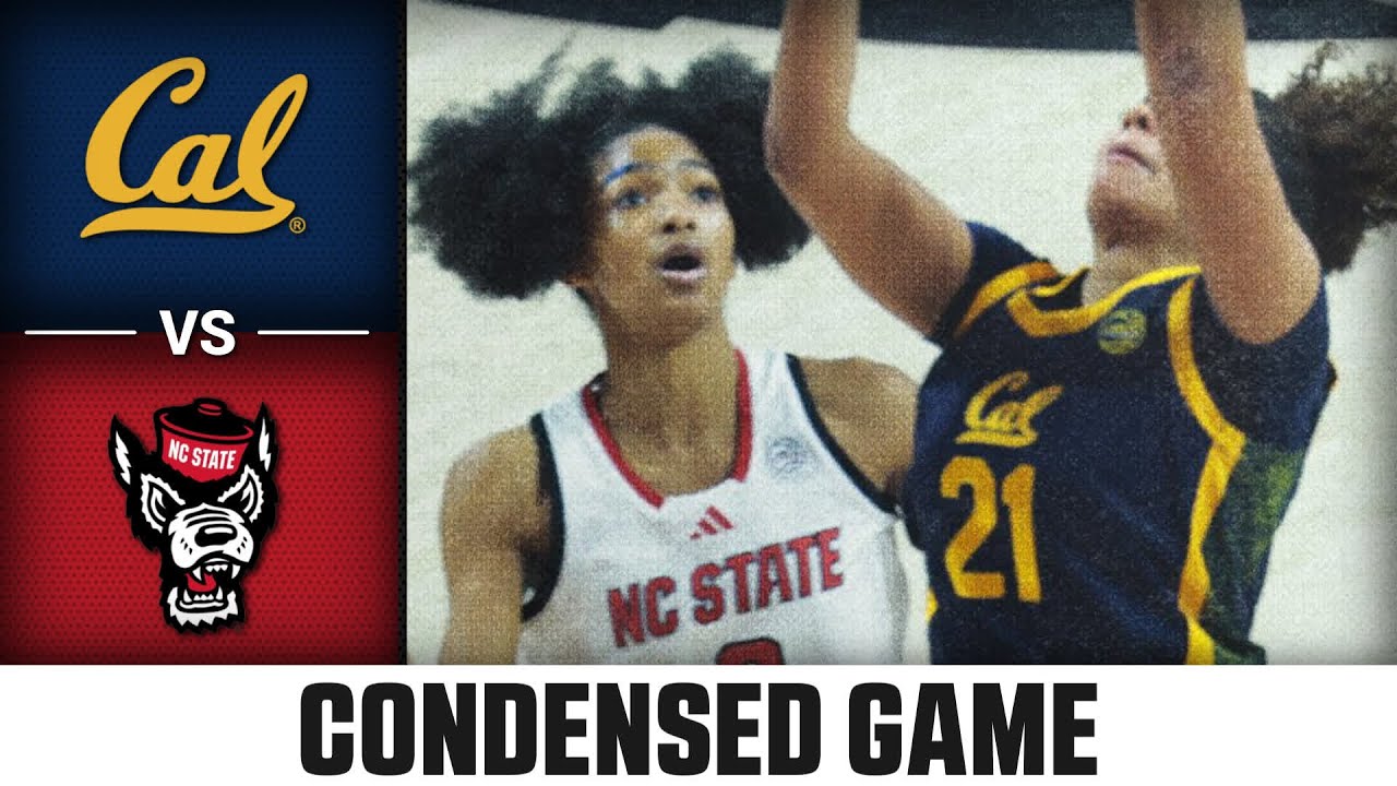 Cal vs. NC State Condensed Game | 2025-26 ACC Women&rsquo;s Basketball