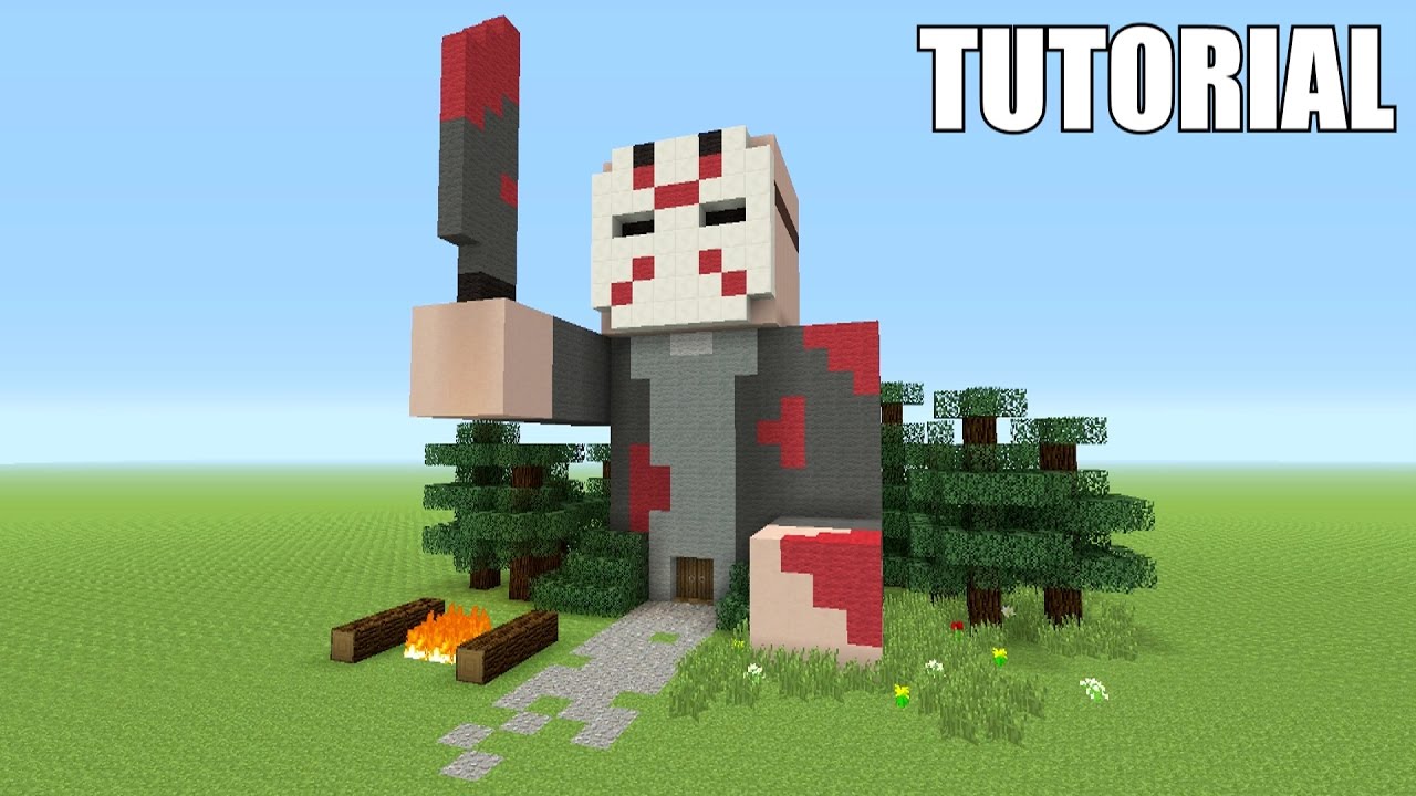 Minecraft Tutorial: How To Make A Jason Voorhees 