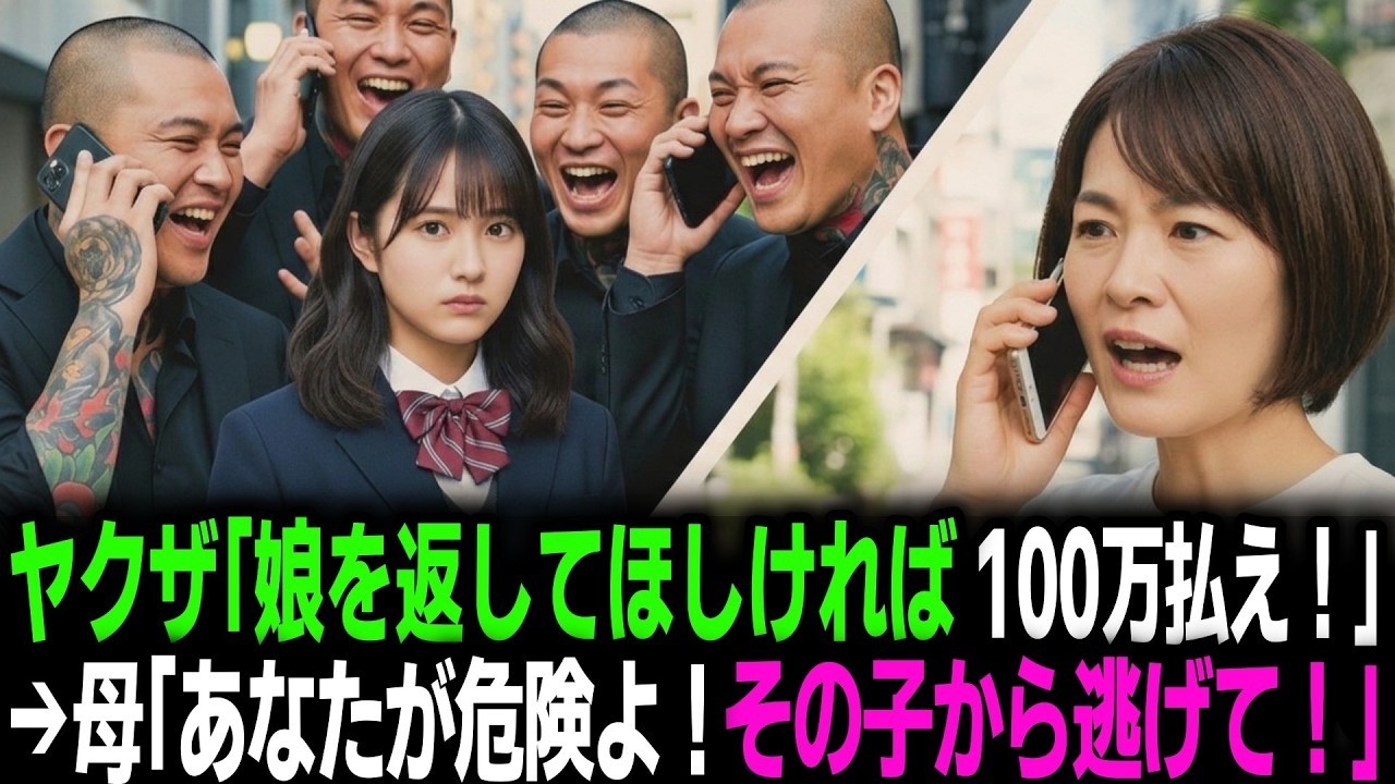 ヤクザ「娘を返してほしければ100万払え！」→母「あなたが危険よ！その子から逃げて！」