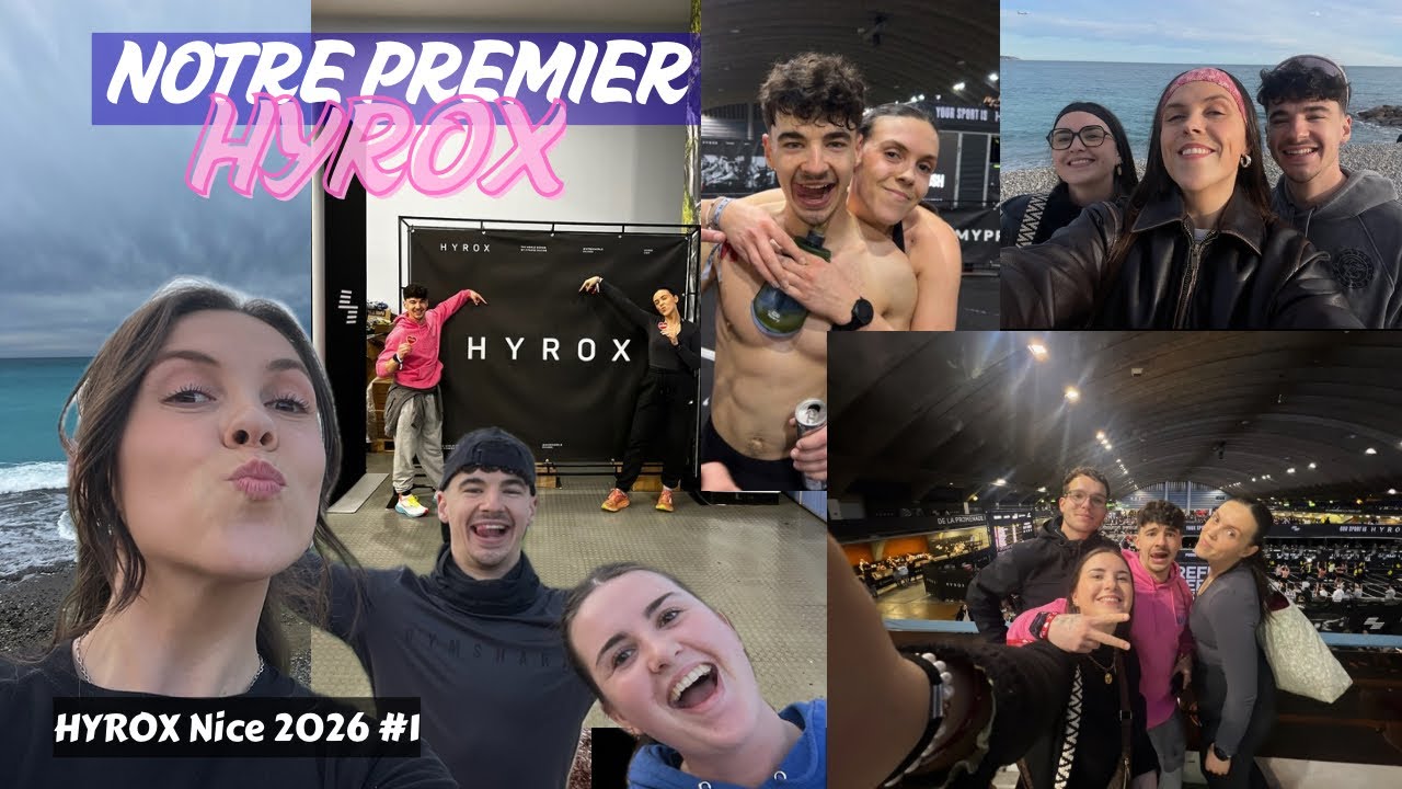 HYROX Nice 2026 Partie 1 : On n’est PAS prêts à ce qui nous attend !!😭