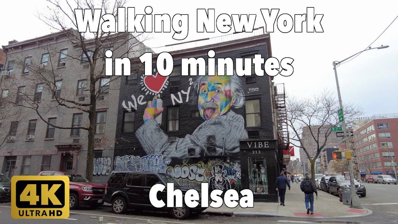 【4K】Walking New York #147 | Chelsea | From 8th Ave & 23rd St to 8th Ave & 14th St | Manhattan