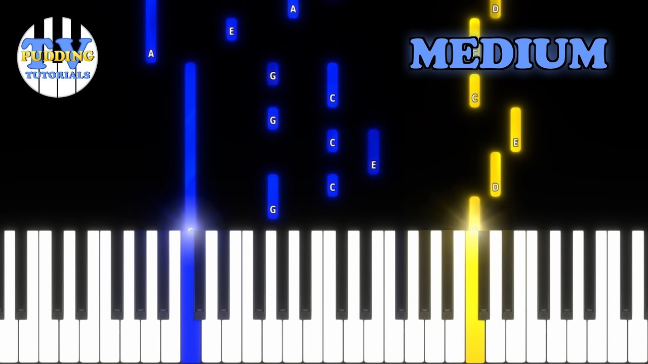 Brother John (Frère Jacques) | Piano Tutorial - Medium