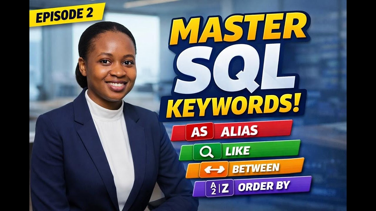 SQL Keywords Explained | ALIAS, LIKE, BETWEEN & ORDER BY (Beginner SQL Tutorial)