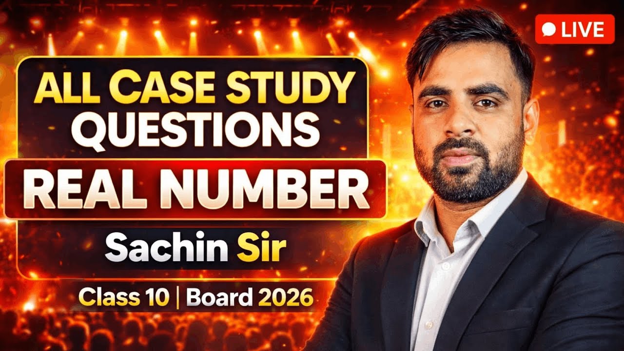 Real Numbers Case Study Questions Class 10 | Maths Chapter 1 Competency Based Questions | Board 2026