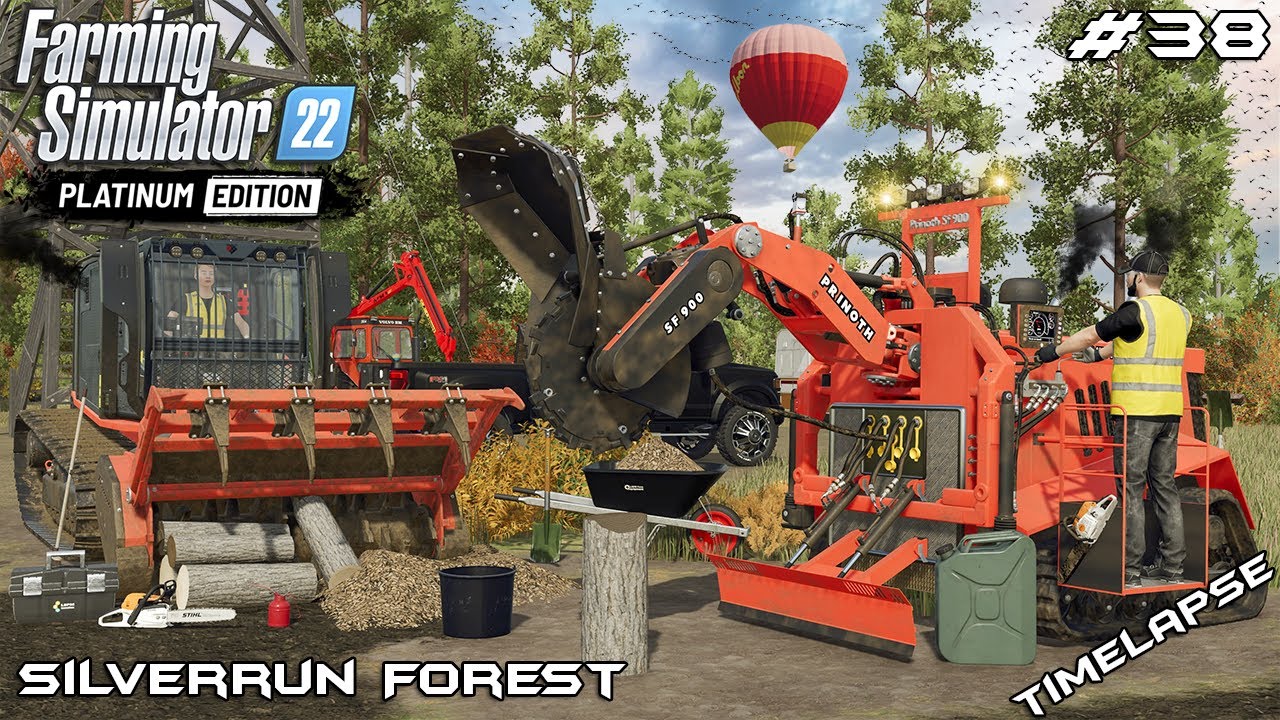 Mulching FOREST with PRINOTH equipment 💪🚜🚨 | Silverrun Forest | FS22 Platinum Edition | Episode 38
