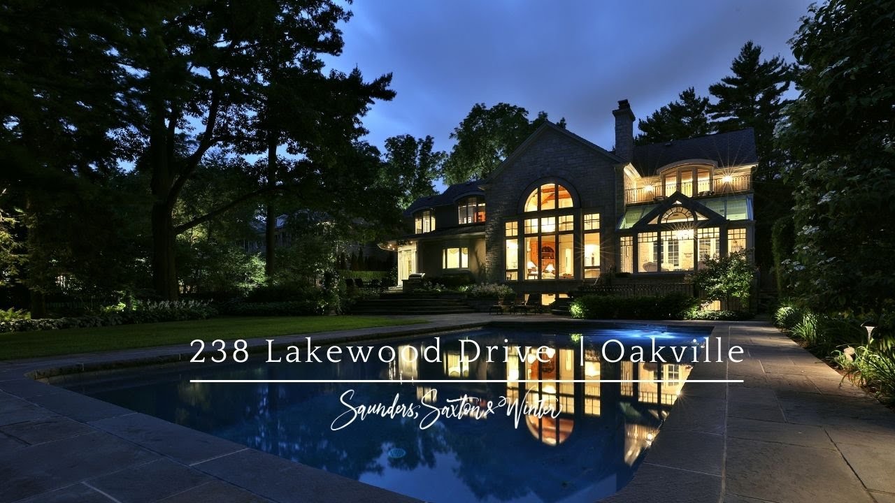 SOLD | 238 LAKEWOOD DRIVE, OAKVILLE $10,900,000 - LISTED BY SAUNDERS, SAXTON & WINTER