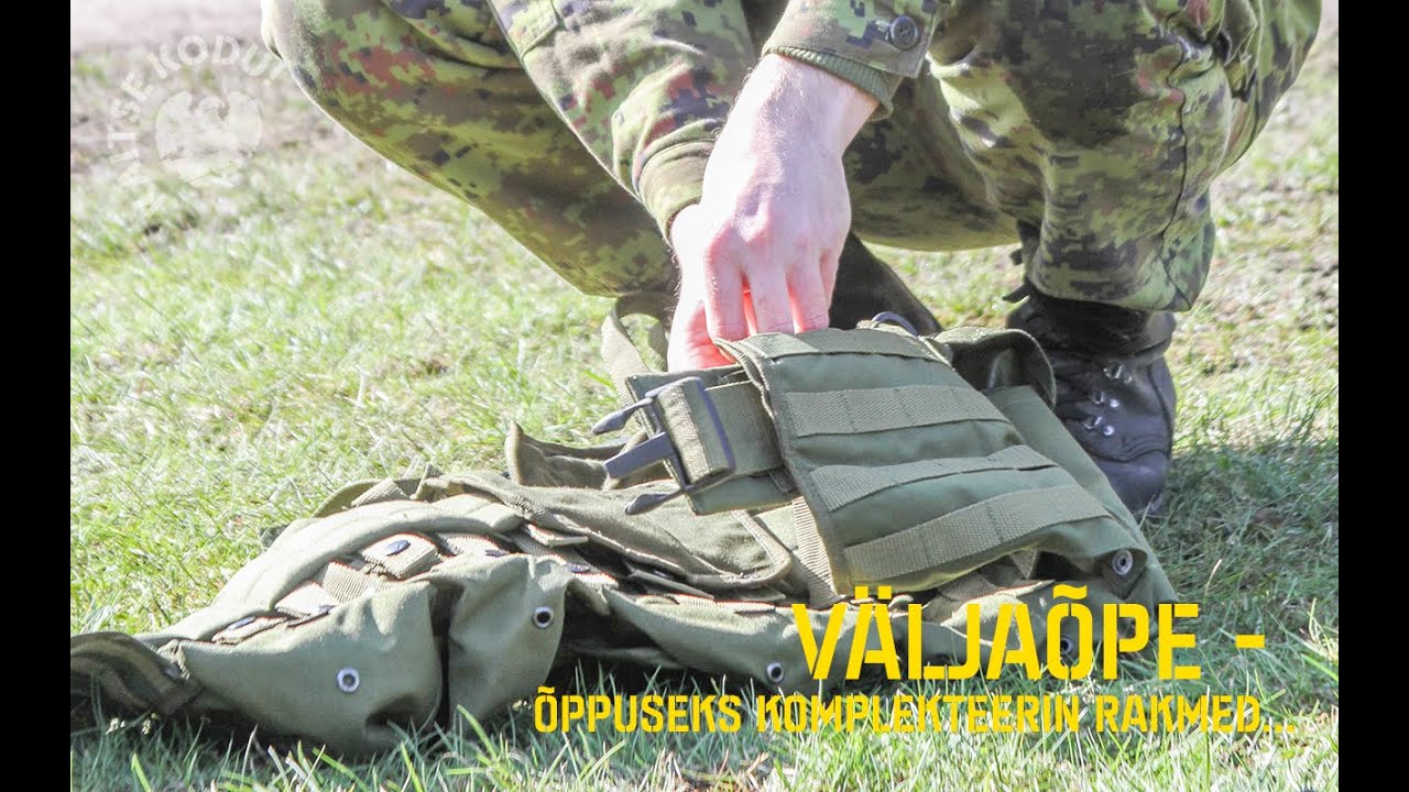 Väljaõpe - Kuidas rakmeid kokku panna