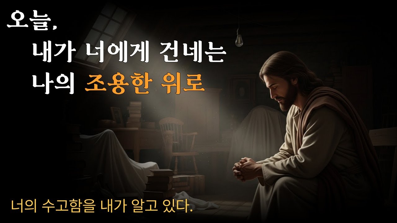 내 마음을 알아주는 누군가가 있다면? | 위로 영상 | 예수님의 위로  |오늘도 힘든 너에게 꼭 필요한이야기 | 인생 위로 | 노년의 삶