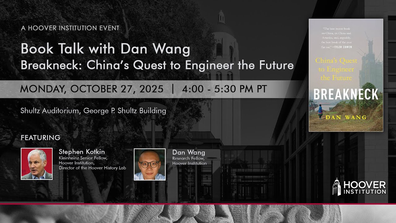 Book Talk With Dan Wang: 